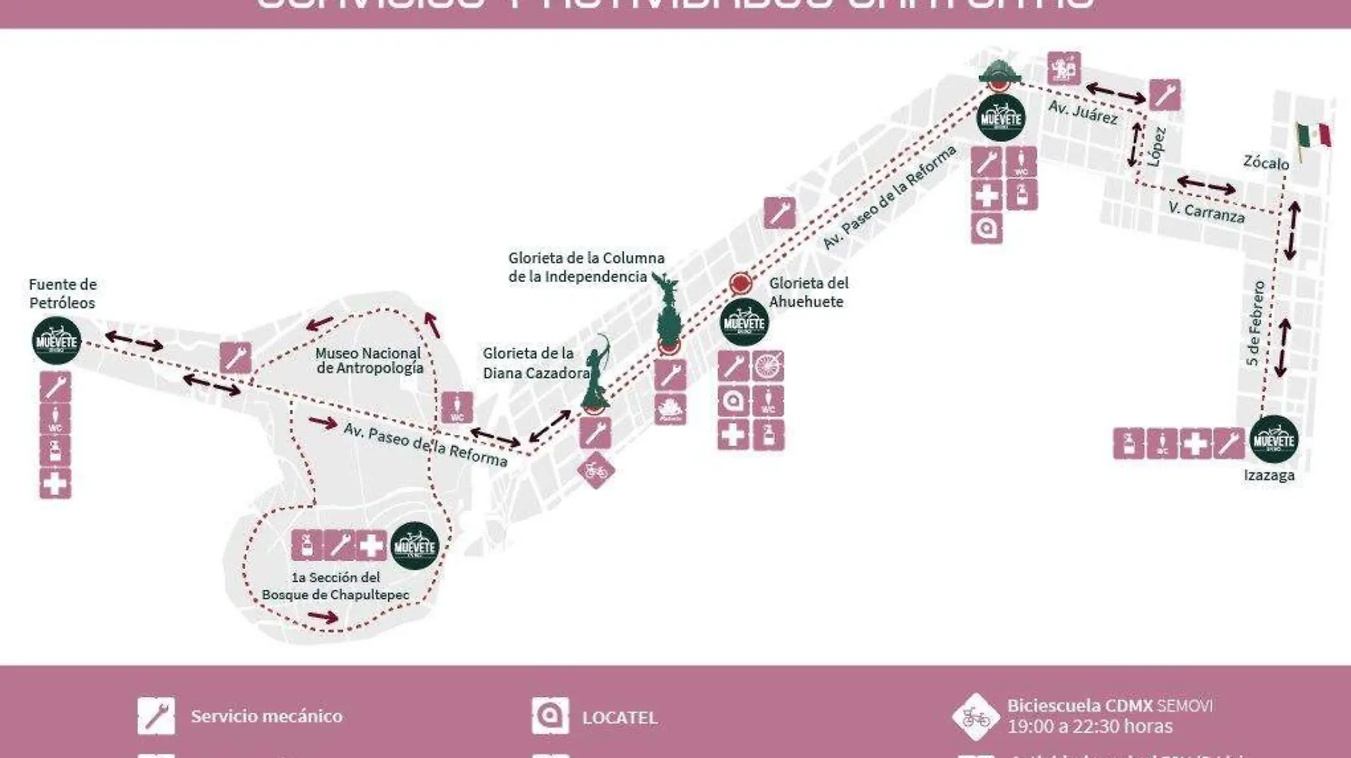 ¡Amor en Bici! Semovi te invita al Paseo Nocturno por el Día de San Valentín-INT2