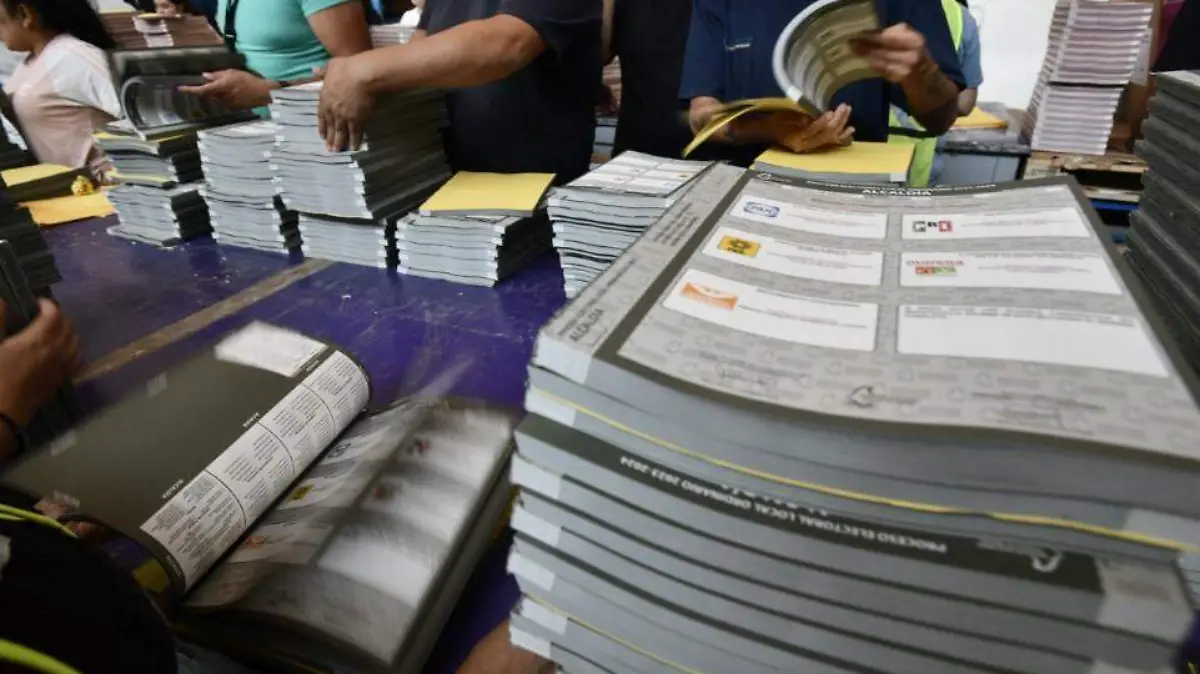Boletas electorales en CDMX