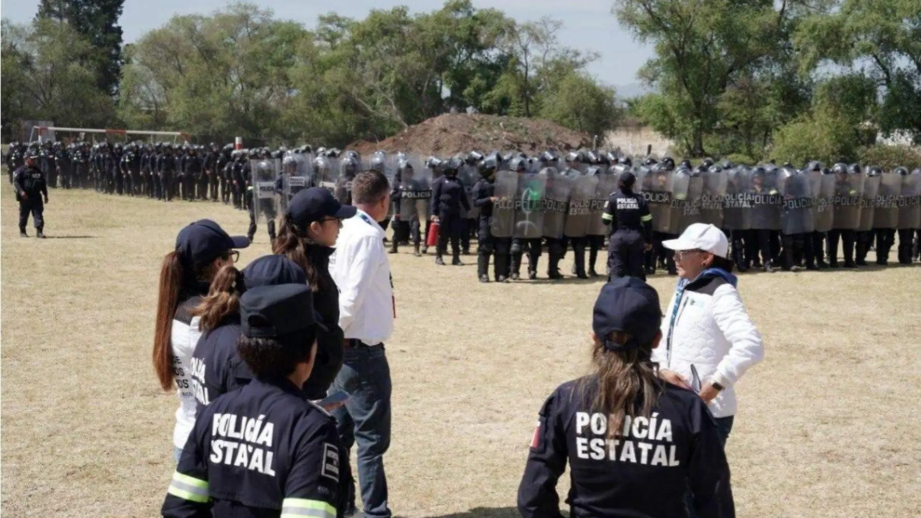 Capacitación de policías en Edomex