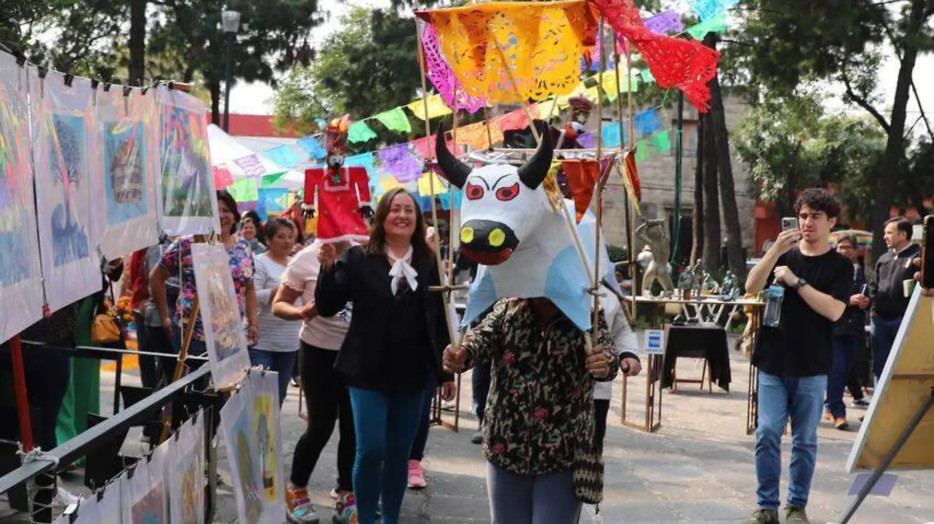 Pueblos originarios de Álvaro Obregón inician festejos por Día de Muertos-int4