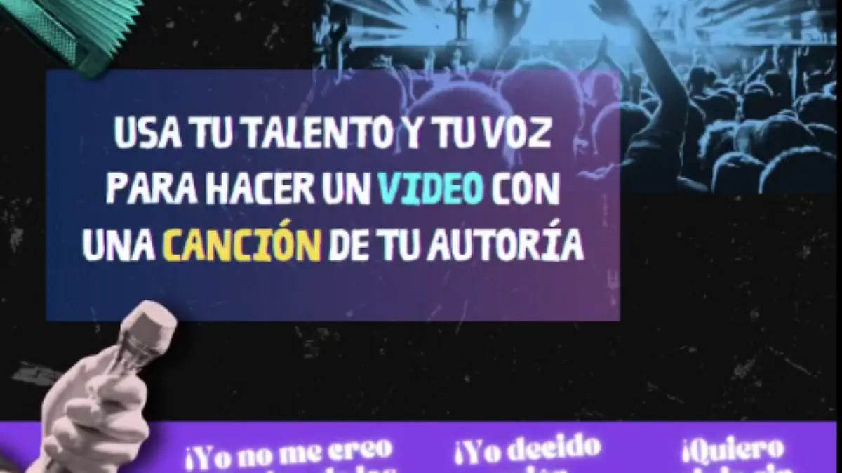 ¿Tocas, cantas o compones? “Tumbando Letras”, el concurso musical contra la violencia
