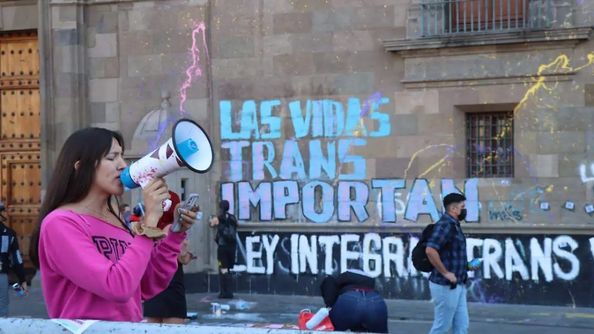Protesta Trans en Palacio Nacional (4)
