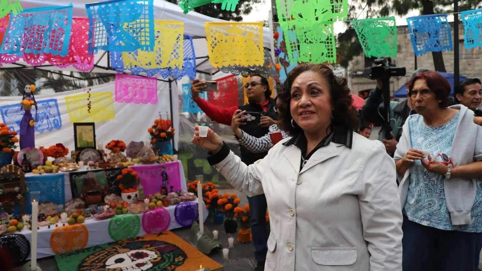 Pueblos originarios de Álvaro Obregón inician festejos por Día de Muertos-int2