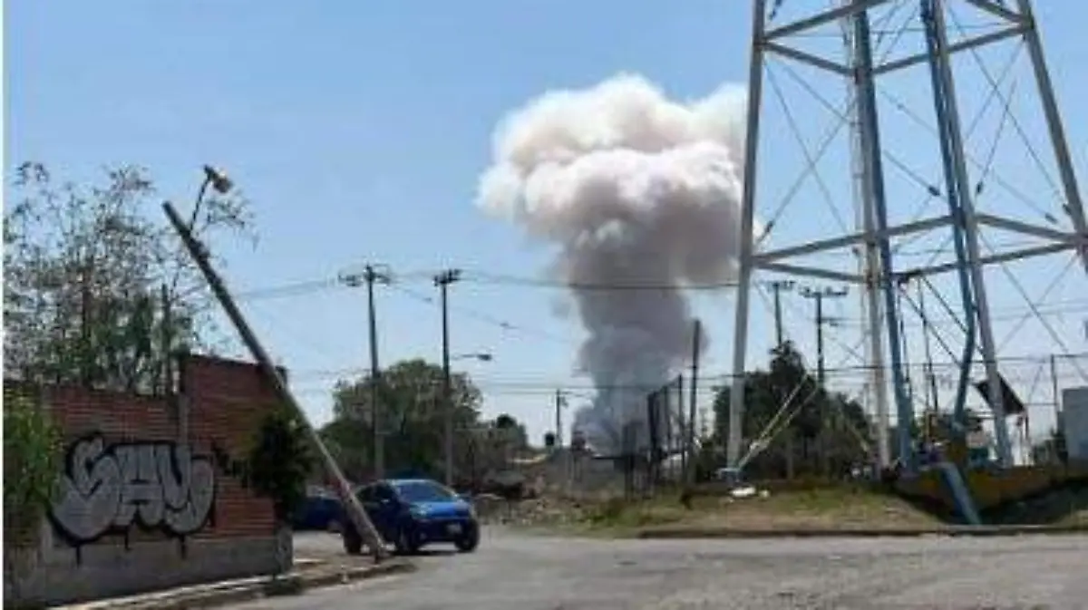 Explosión en polvorín de Tultepec