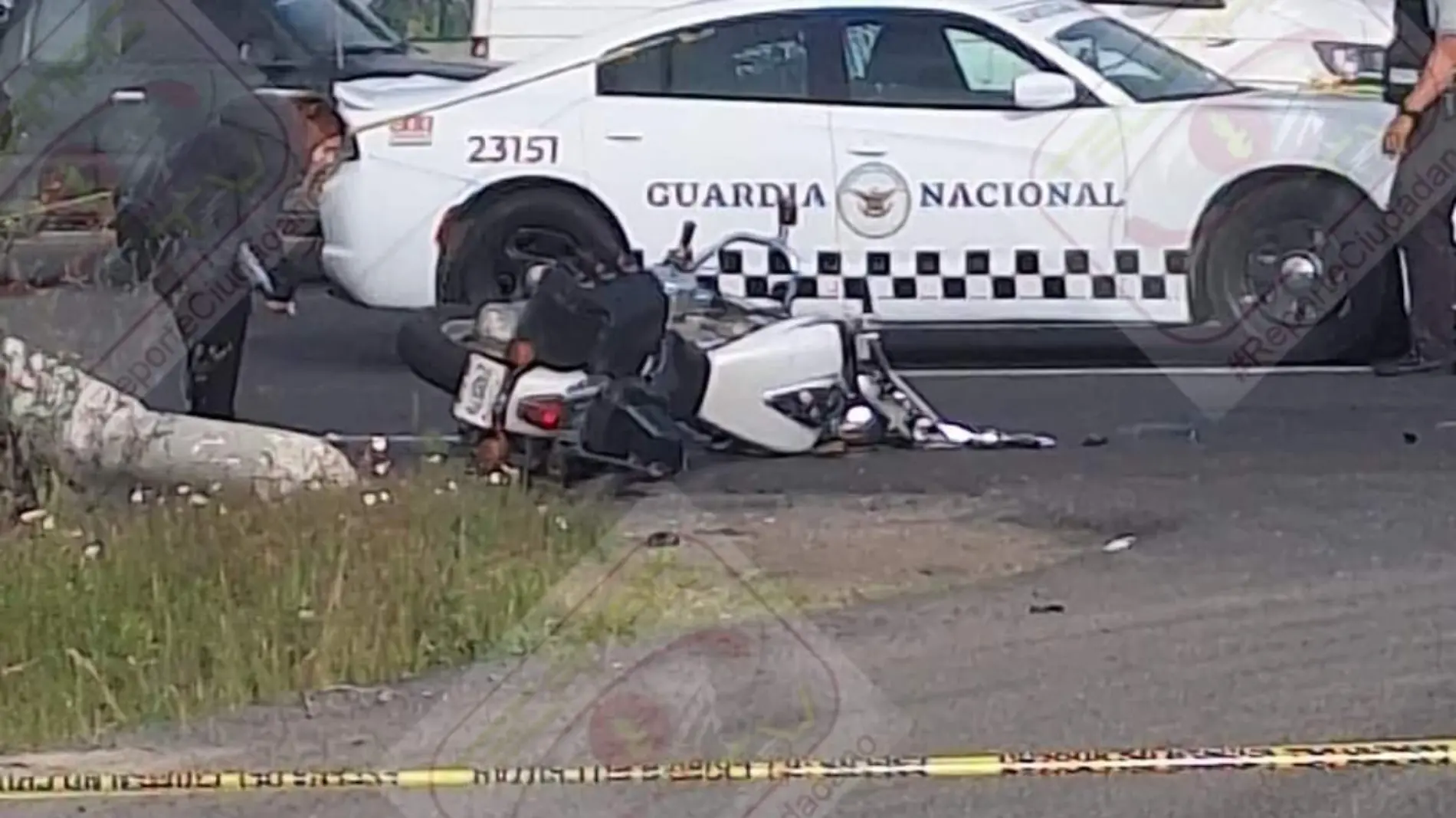 Muere militar despedazado al ser derribado de su moto en México-Pachuca-int2