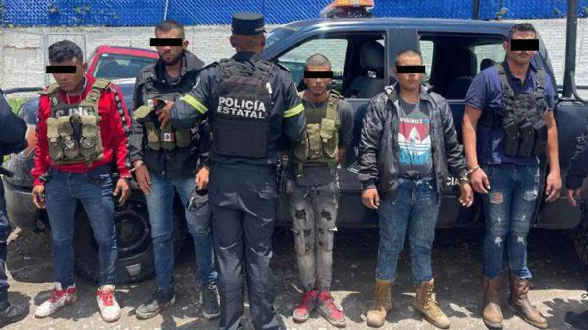 Atoran a cinco integrantes de célula del CJNG que operaba en Edomex