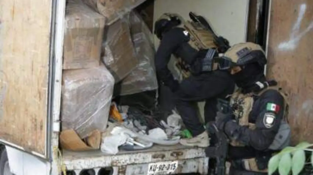 Decomiso de droga en V