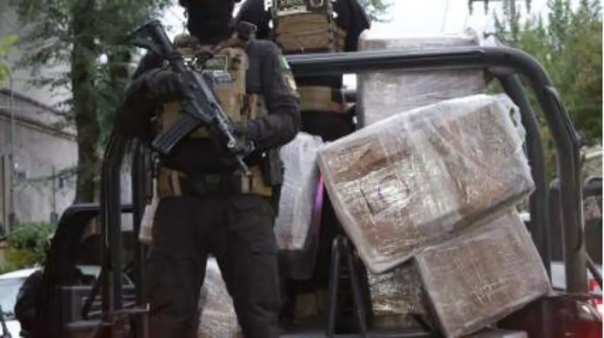 Decomiso de droga en V