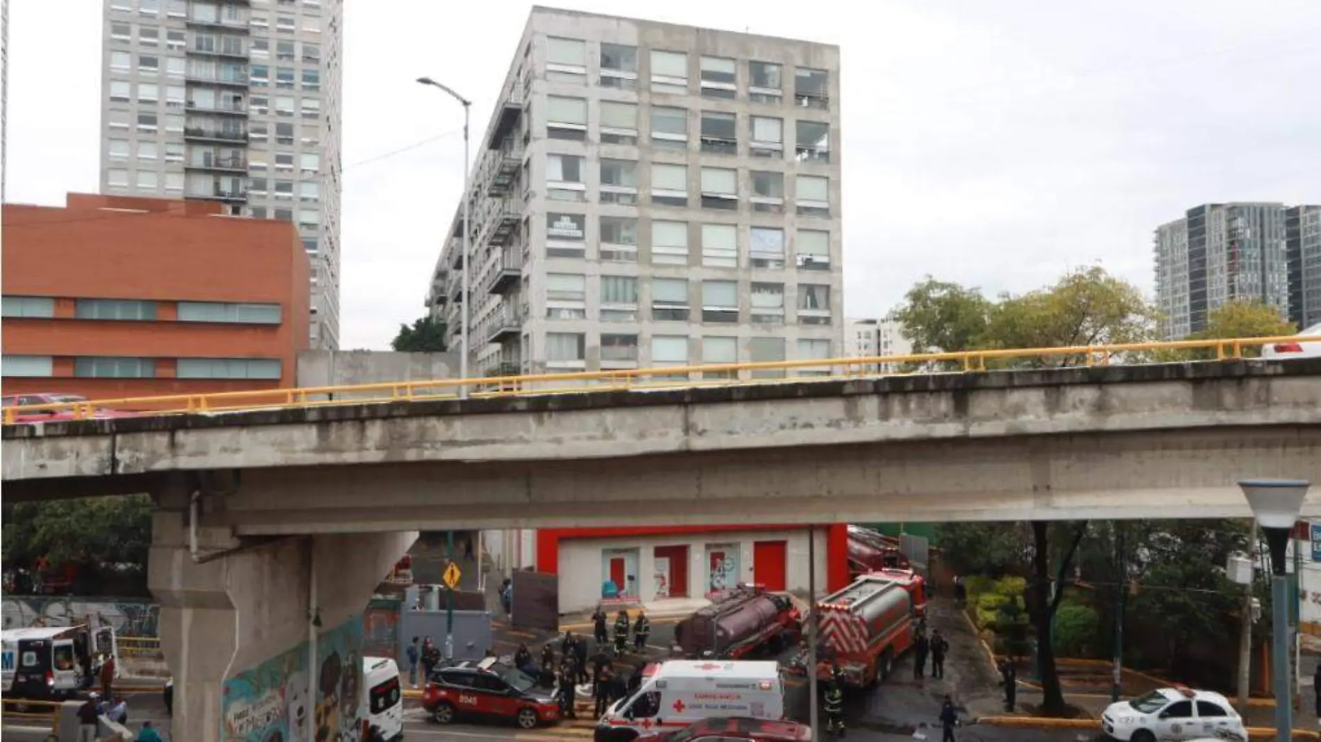 Incendio en colonia del Gas