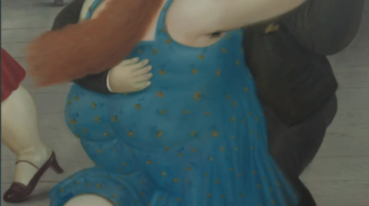 Pareja bailando-Fernando Botero