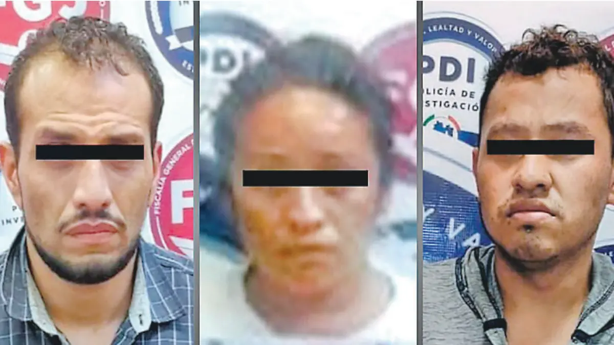 secuestradores cortesia fiscalia edomex