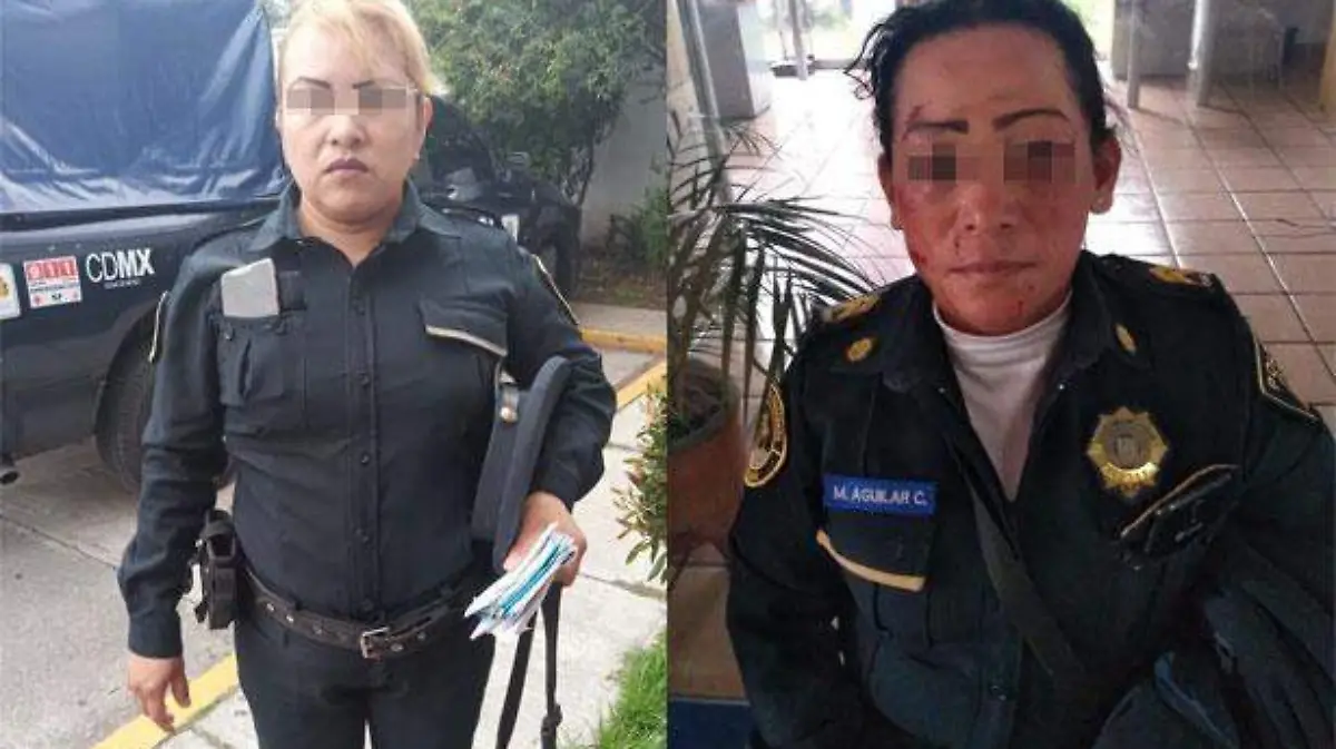 pleito-entre-policías