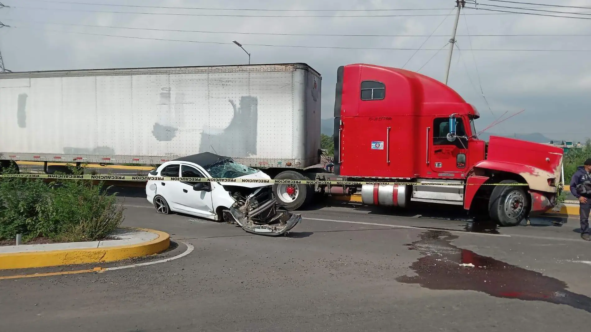 Muerto Carretera AIFA dentro 