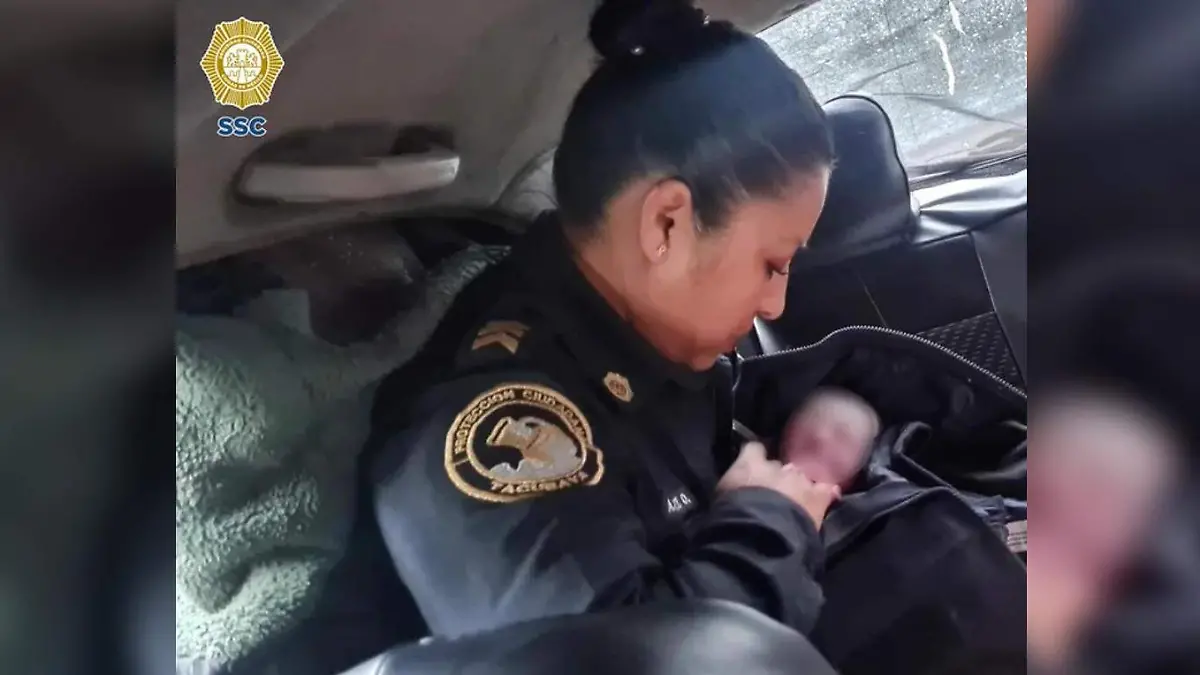 policías bebe miguel hidalgo CORTESIA