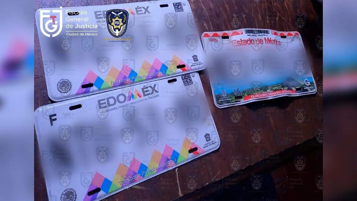 placas robadas CORTESIA