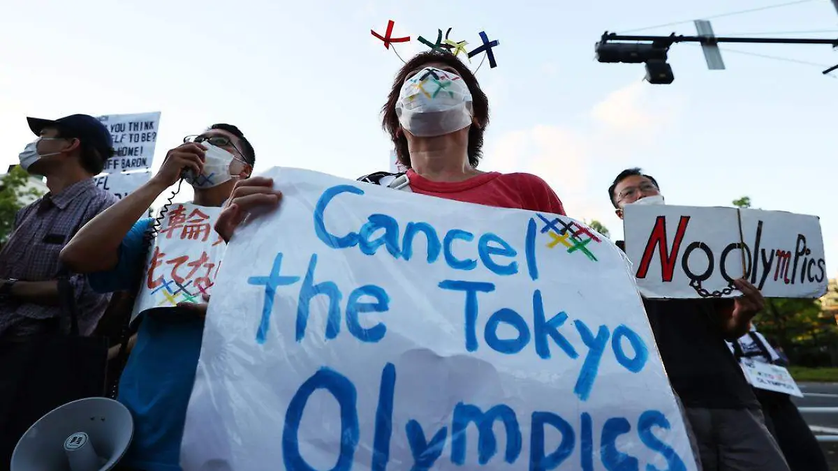 protestas tokio olimpicos REUTERS