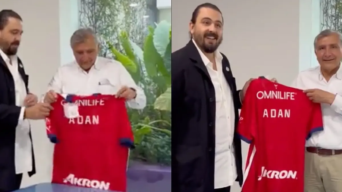 Amaury Vergara y Adán Augusto López