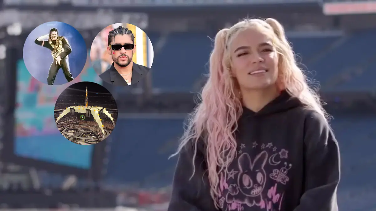 Karol G en el estadio Azteca