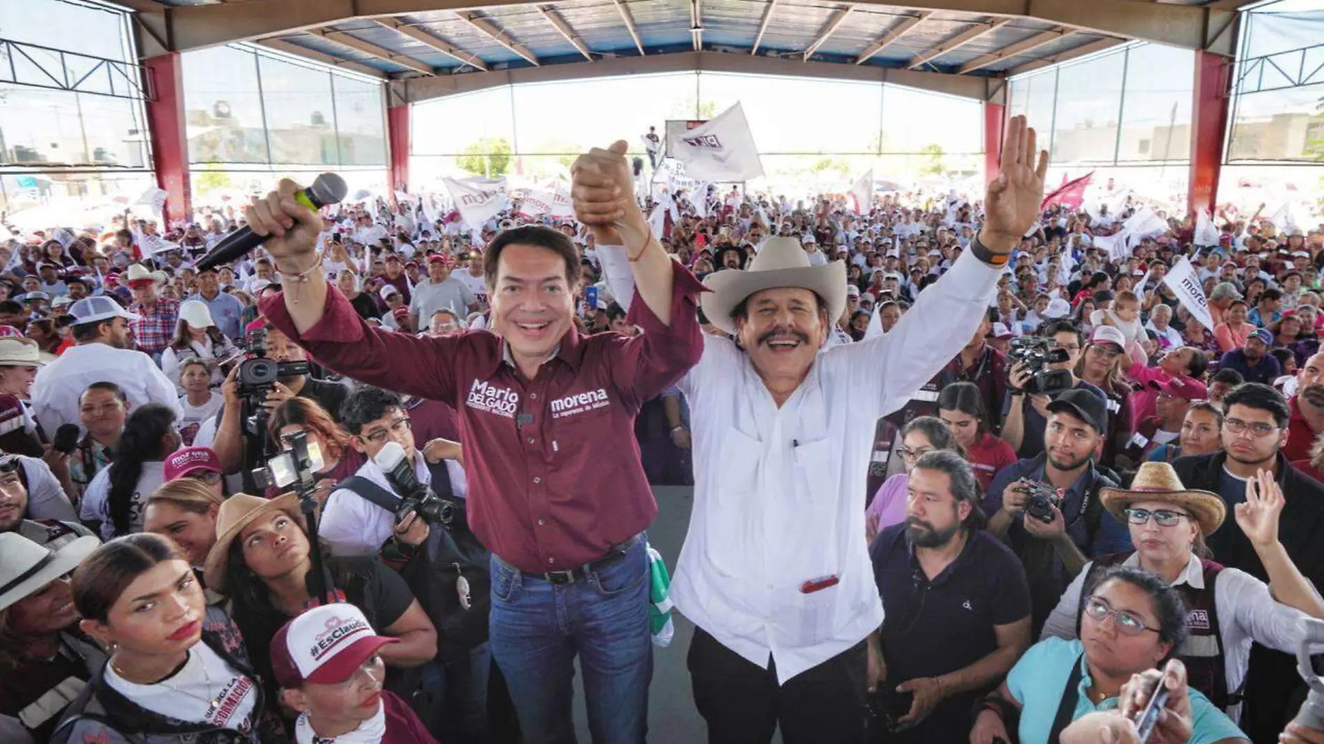 Pide Mario Delgado voto masivo a favor de Armando Guadiana 