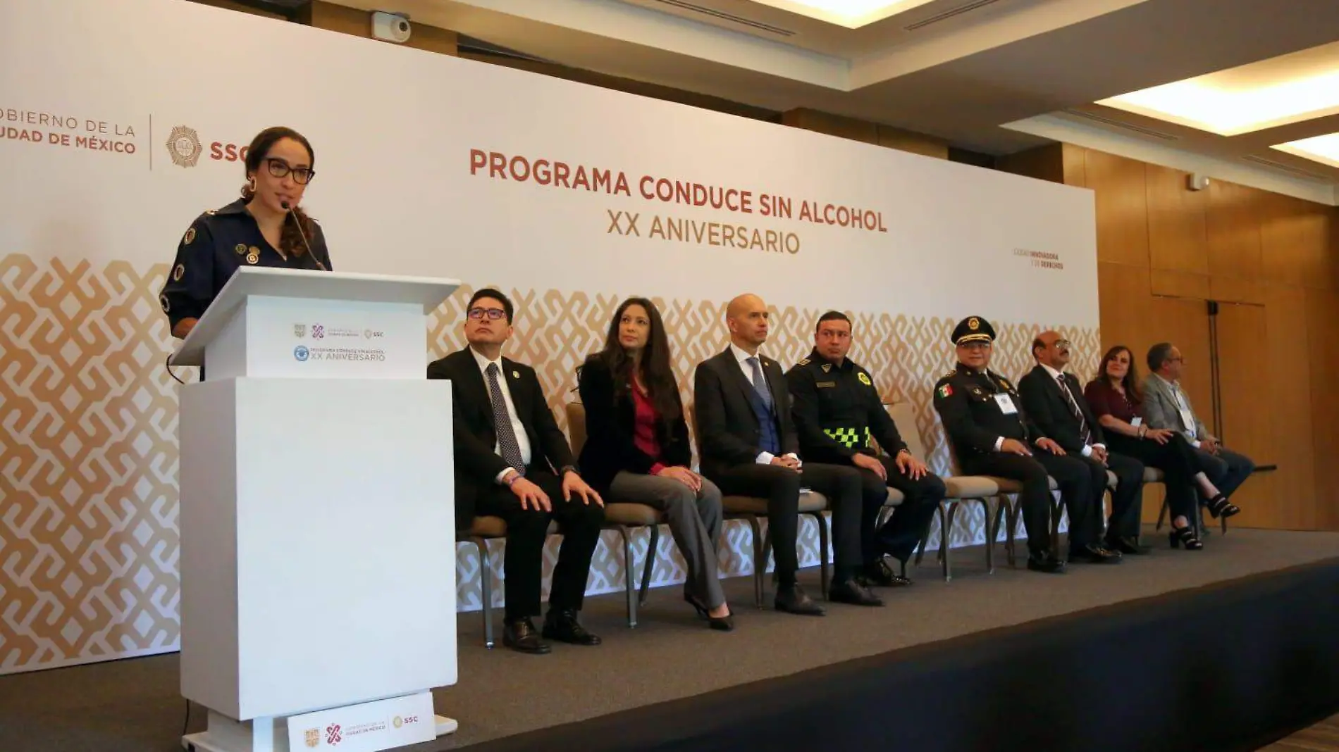 “Conduce sin alcohol” de la SSC cumple 20 años; reconocen labor de oficiales-INT2