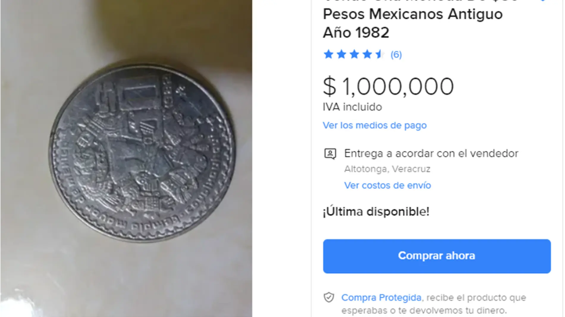 Moneda de 50 de 1982