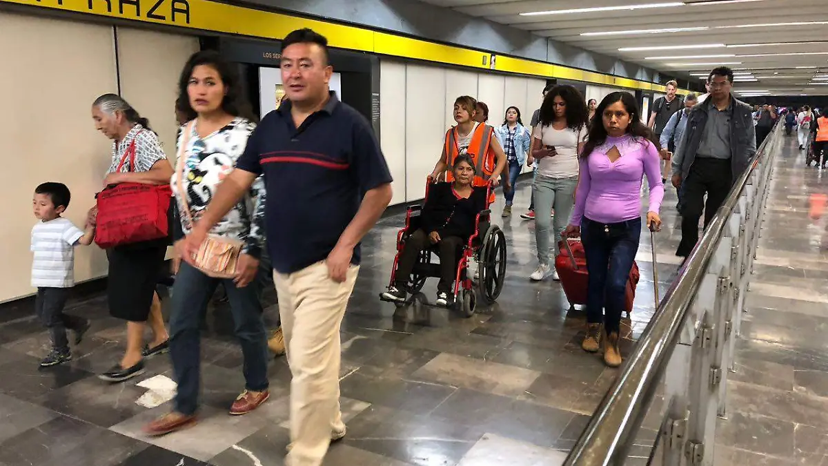 Desplazamiento en Metro con apoyo