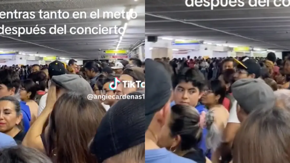 Video Viral del Metro tras concierto de Fabulosos Cadillacs _ Foto_ Especial