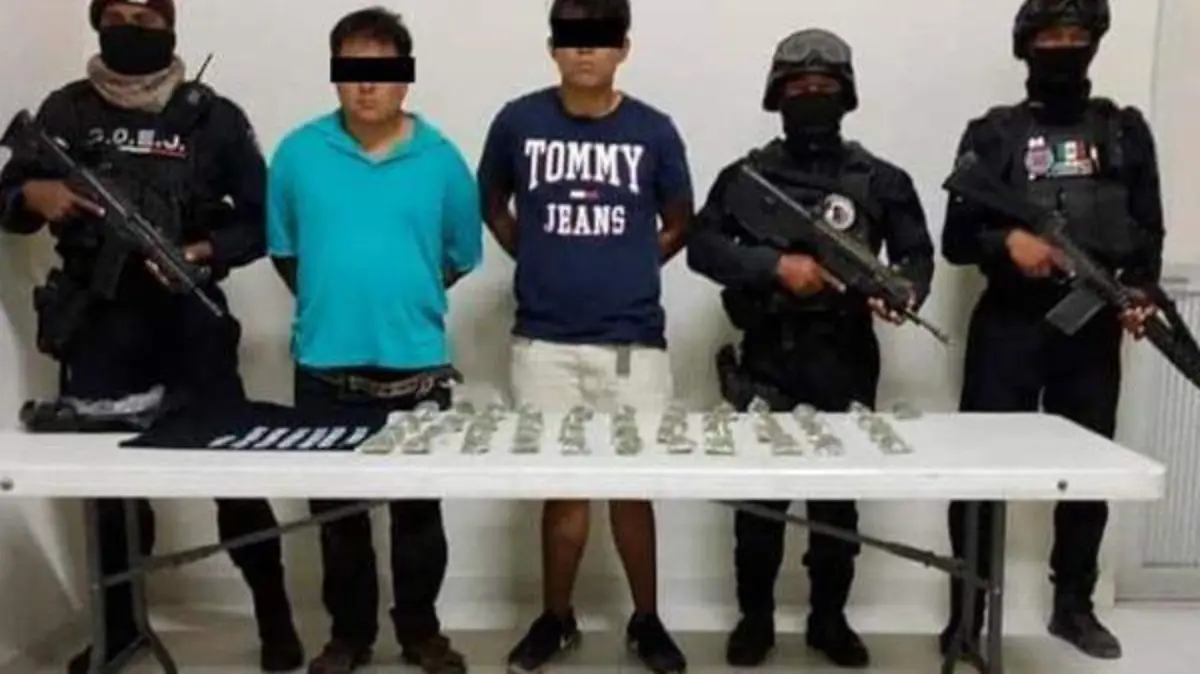 Detenidos con drogas en Iguala, Guerrero