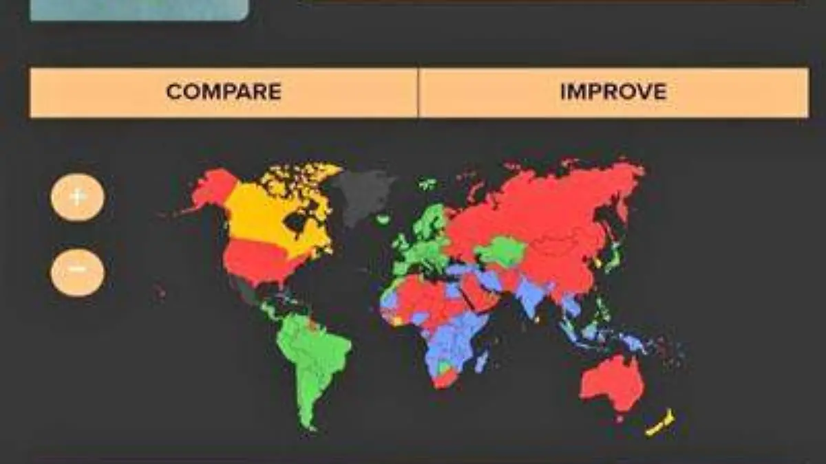 Rango de Poder del pasaporte mexicano en el lugar 16 de 199: Passport Index