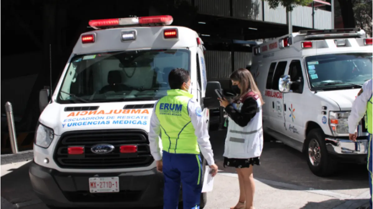 Inicia verificación de ambulancias en la CDMX