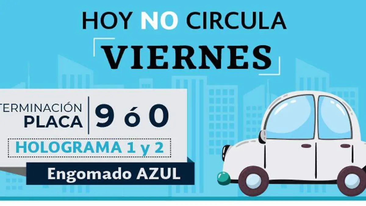hoy no circula viernes
