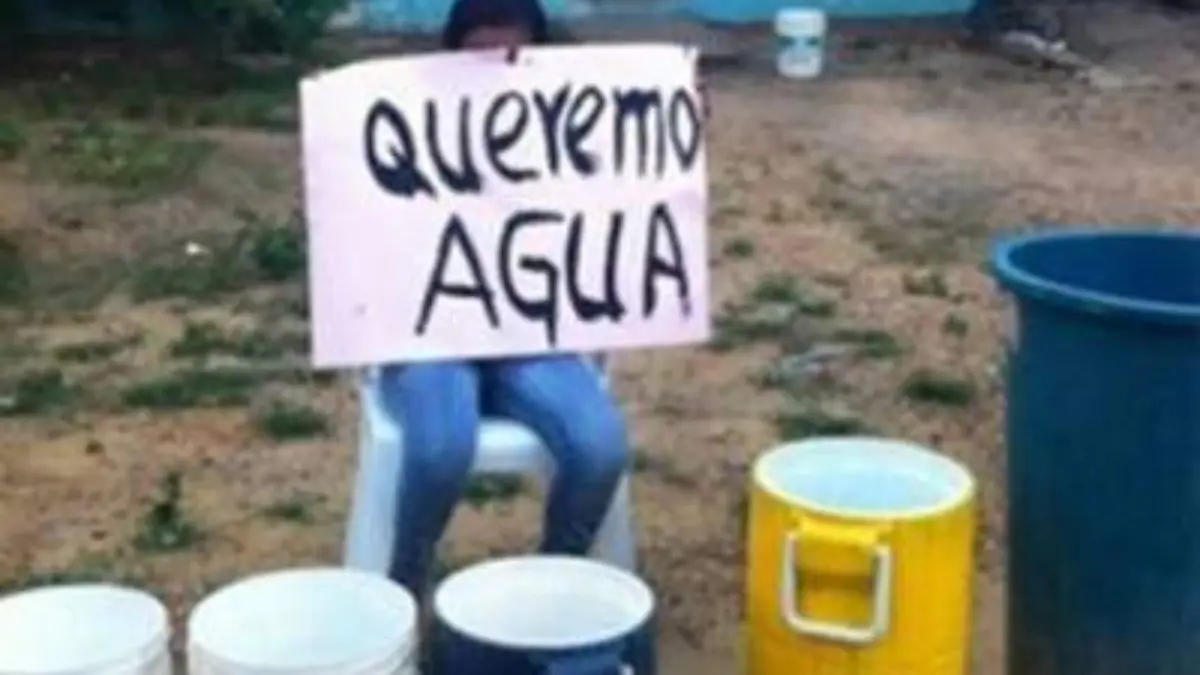 Falta agua
