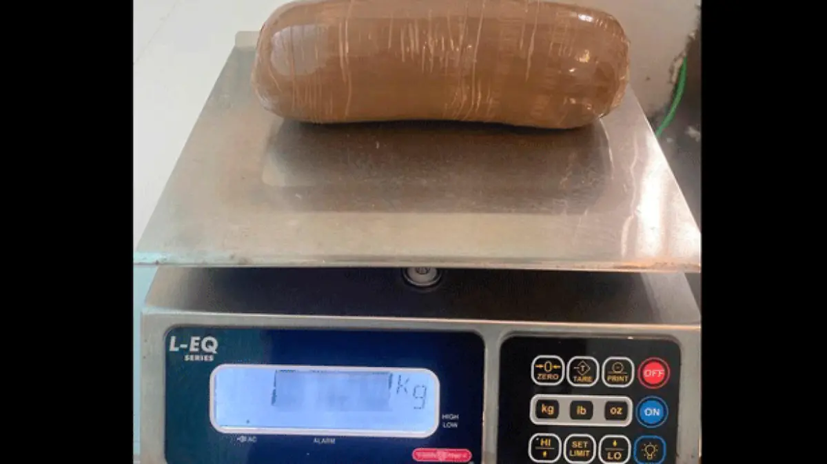 envoltorio de aparente heroína