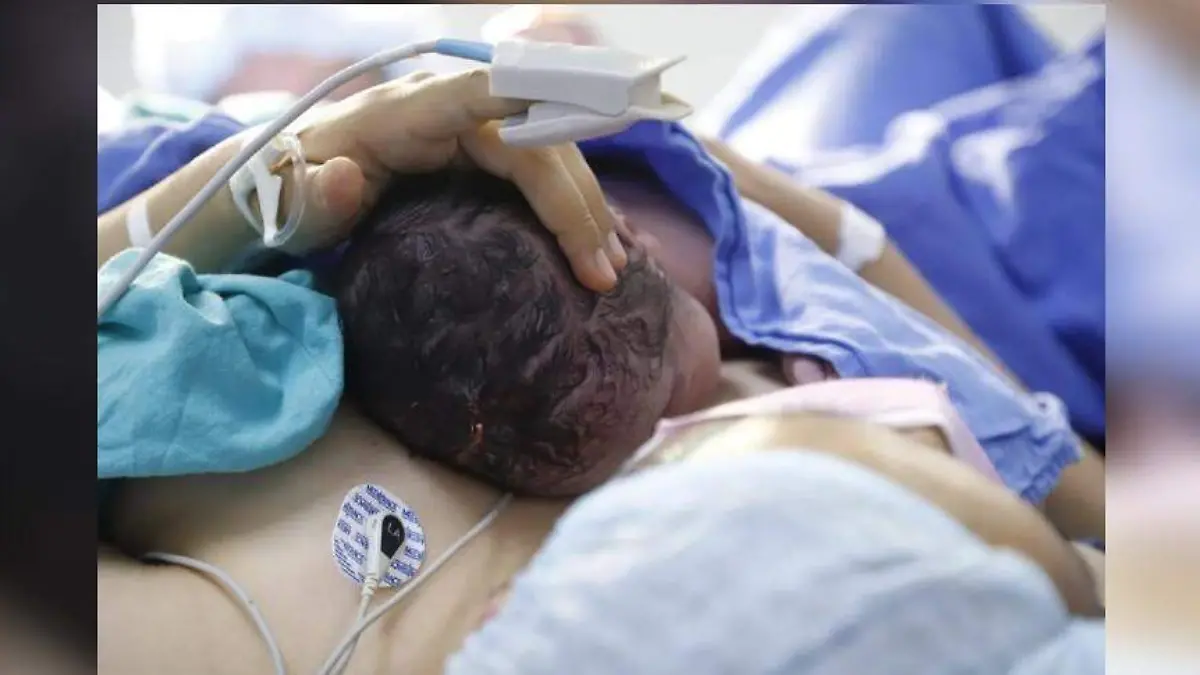 zabdiel primer bebe 2022 CORTESIA IMSS