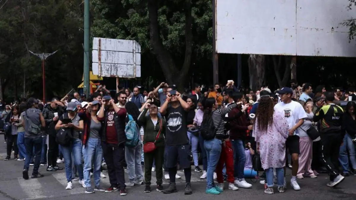 Observación del eclipse