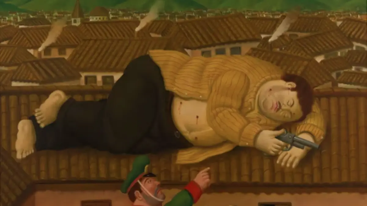 Pablo Escobar muerto-Fernando Botero