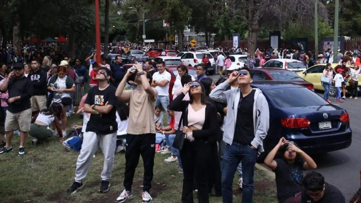 Observación del eclipse