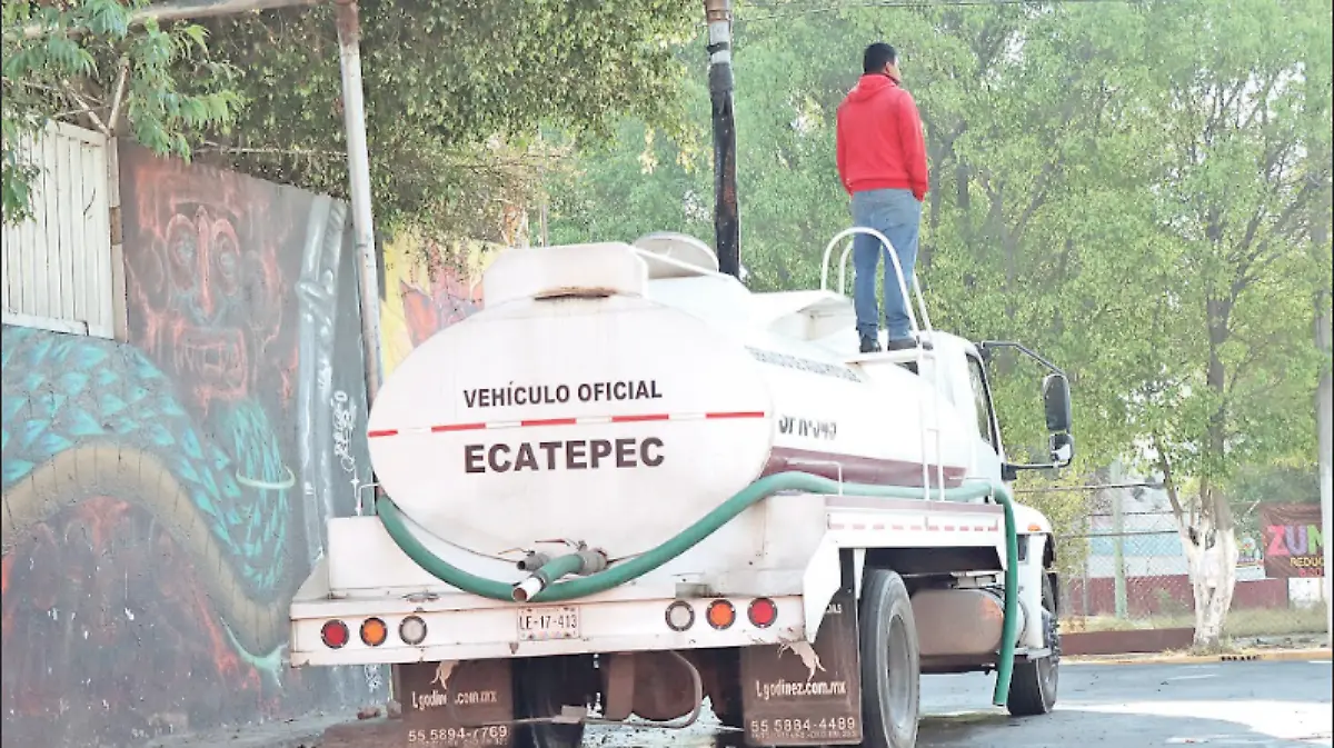 Falta de agua en el Edomex