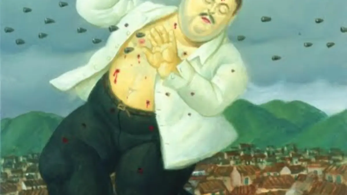 La muerte de Pablo Escobar- Fernando Botero