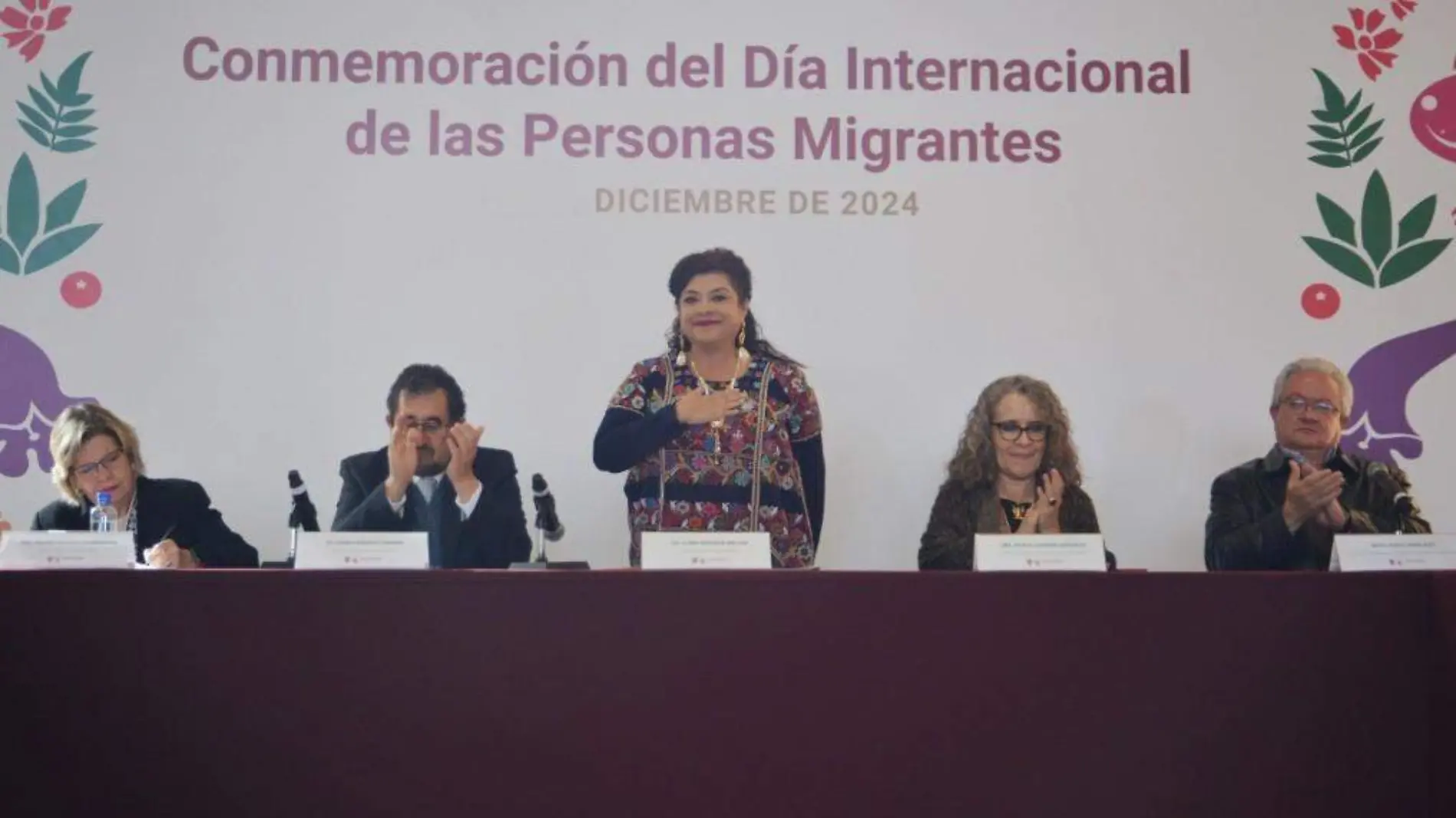 Clara Brugada anuncia acciones pro migrantes