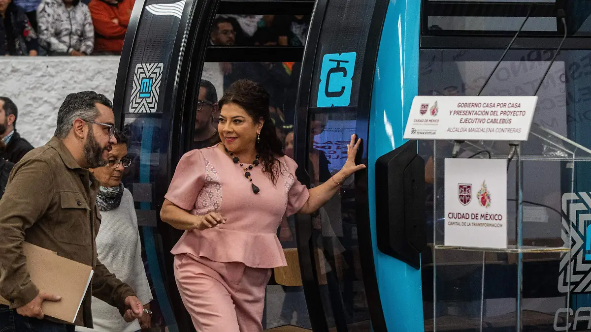 clara brugada cablebus Nadya Murillo  El Sol de México