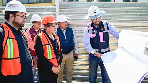 Supervisa Delfina Gómez obras de la Línea 3 del Mexicable en Naucalpan - La Prensa | Noticias policiacas, locales, nacionales