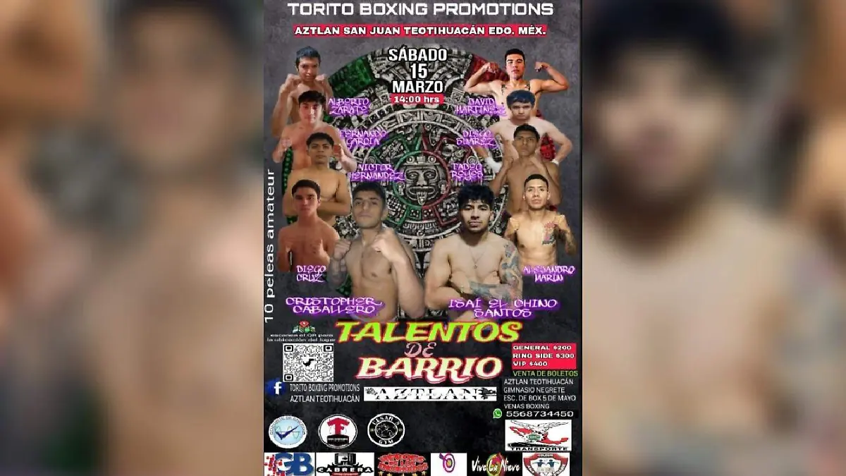 boxeo de barrio CORTESIA