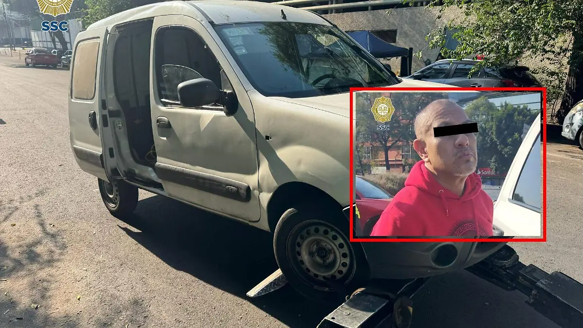 detenido colonia juarez CORTESIA