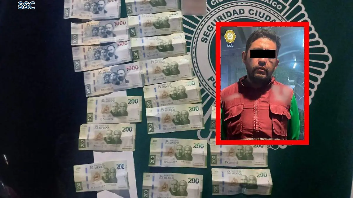 presunto extorsionado SSC