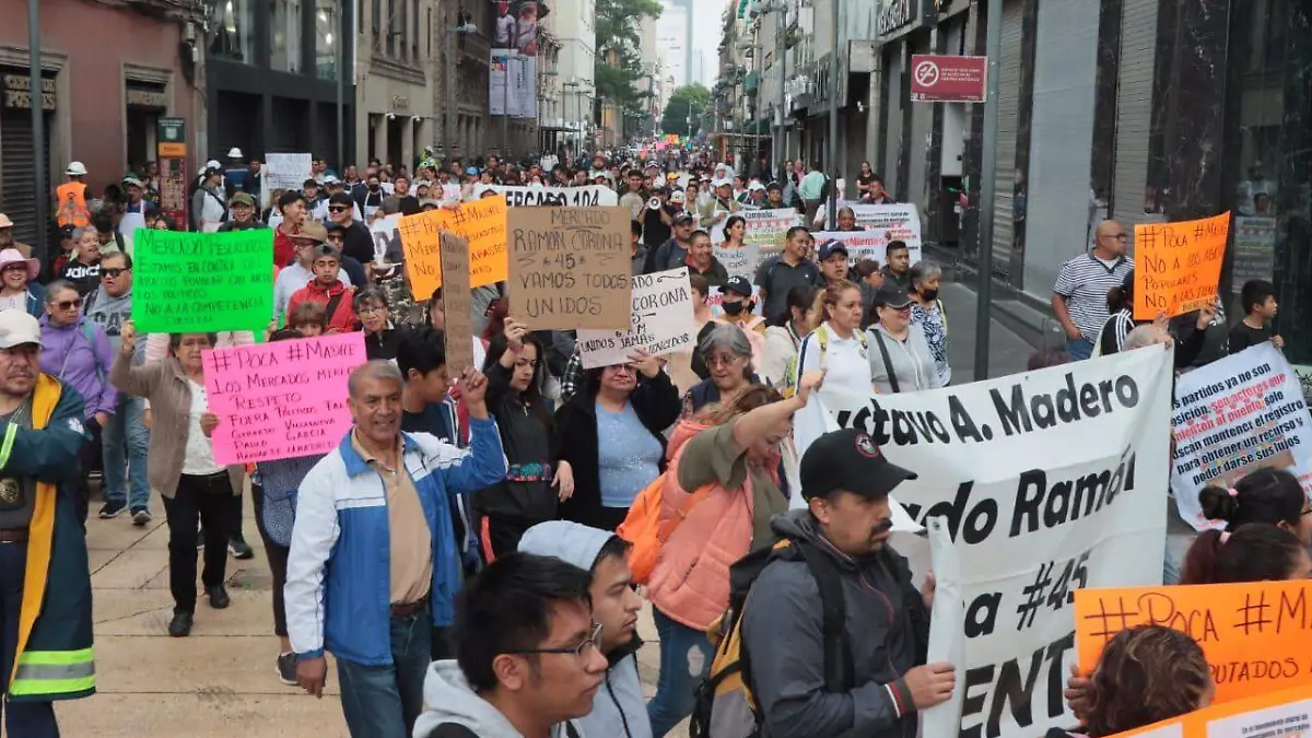 locatarios marcha DAVID DEOLARTE