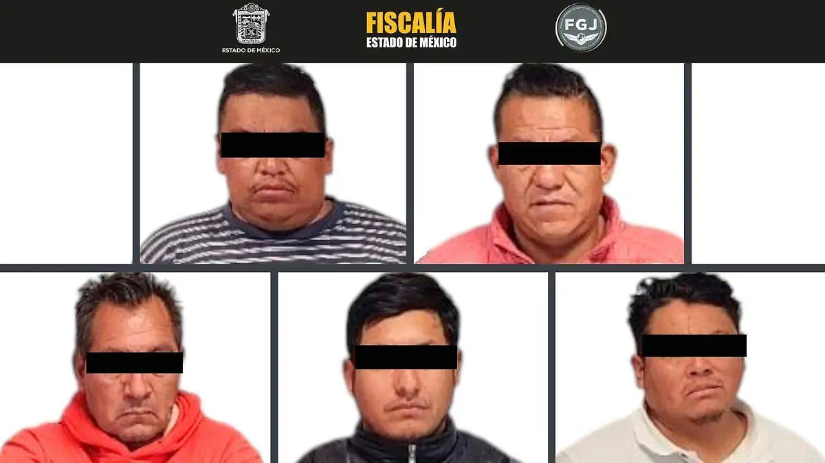 seis presuntos extorsionadores edomex