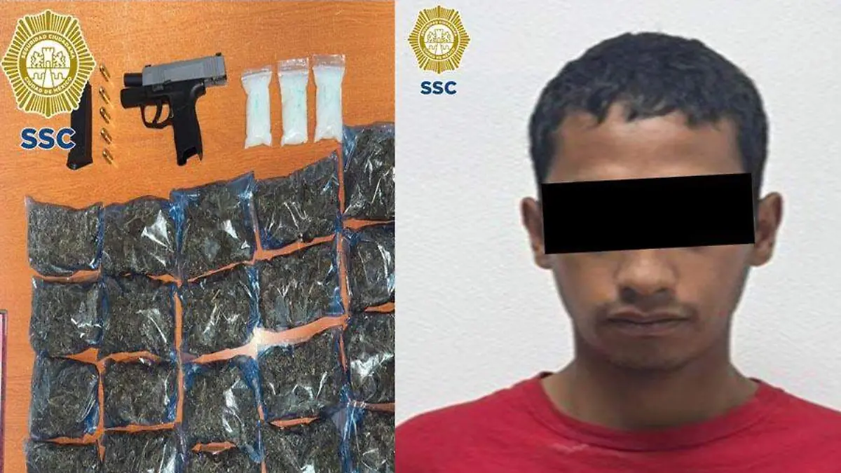 RATA CON ARMA Y DROGA