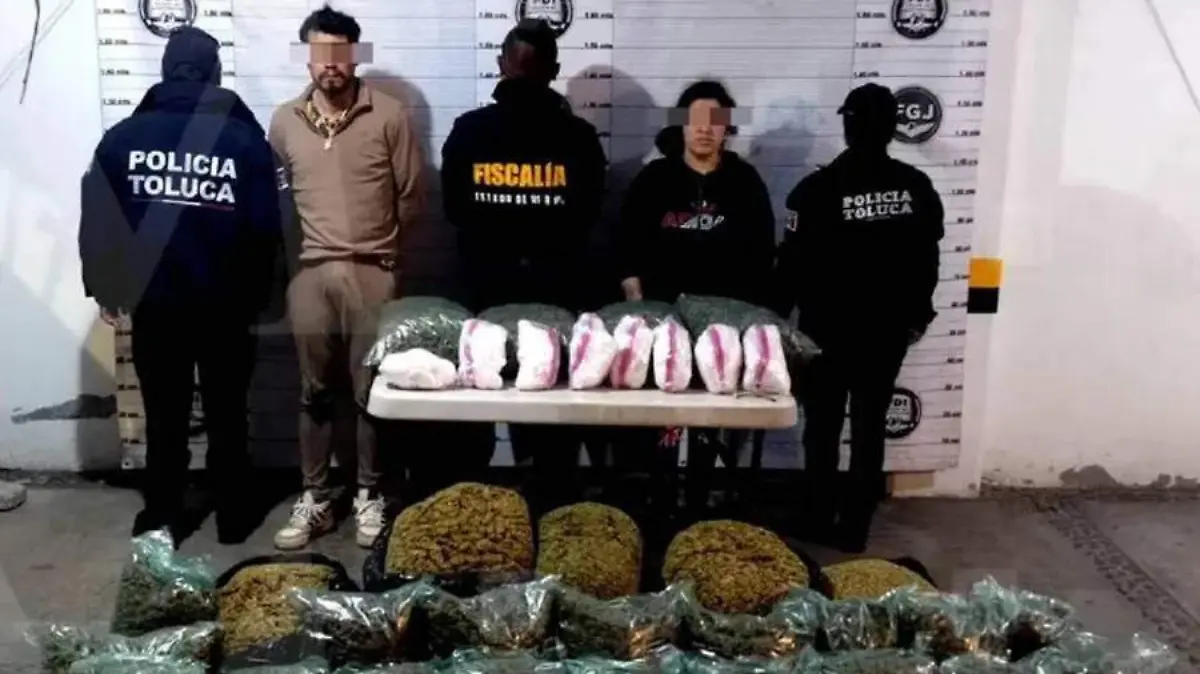 pareja droga toluca
