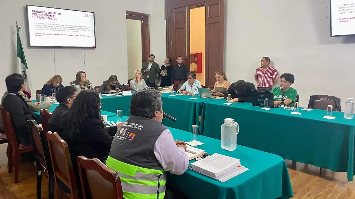 reunion locatarios Fotos cortesía de la fracción parlamentaria de Morena en el Congreso de la Ciudad de México.